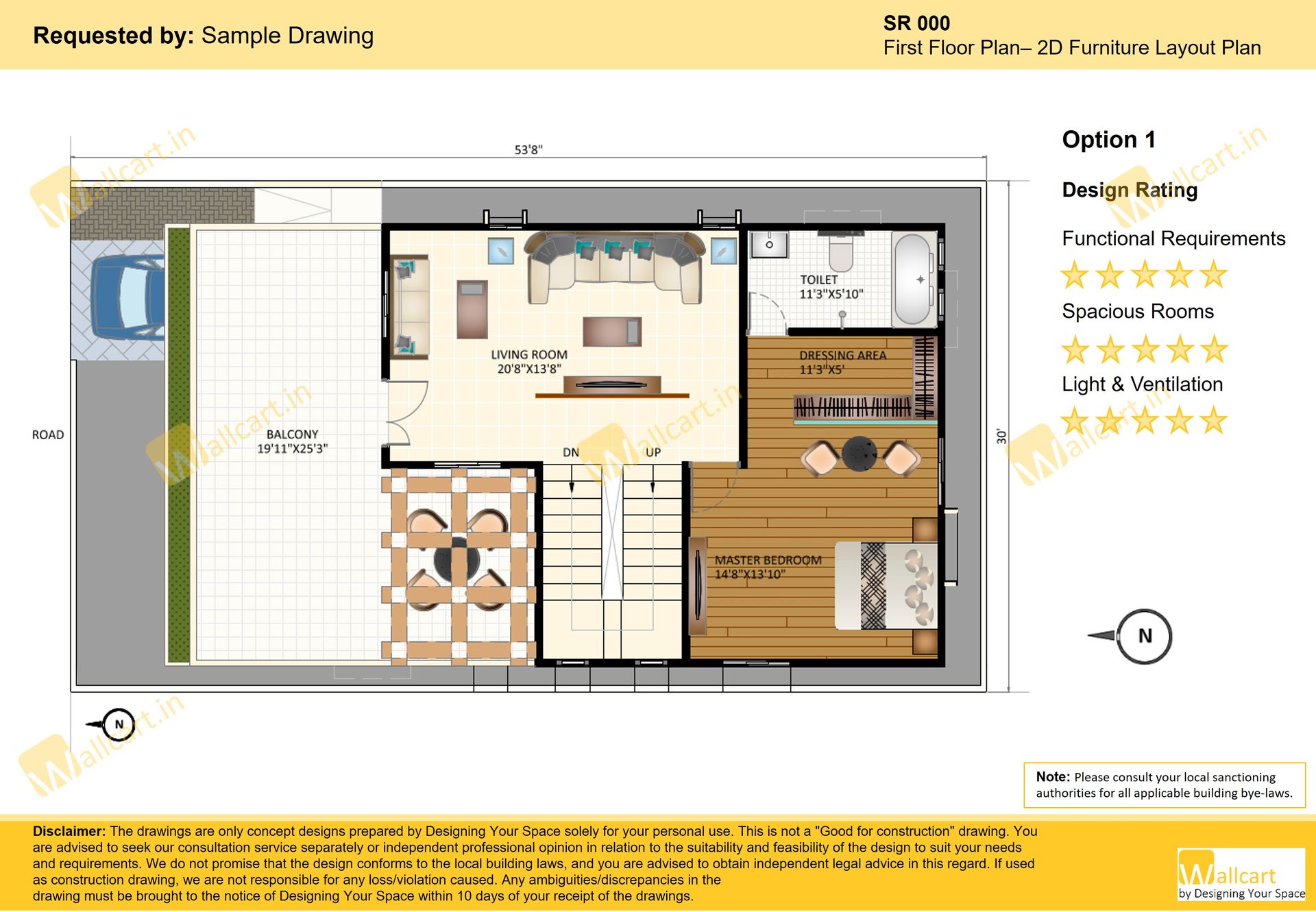 Optimize Your Home Space with 2D Furniture Layout Plans | Wallcart