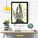 The Flames of Lie (Painting Poster)