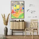 The Hidden Sides (Painting with Frame)