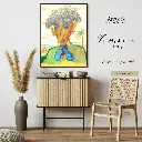 The Mysterious Guy (Painting with Frame)