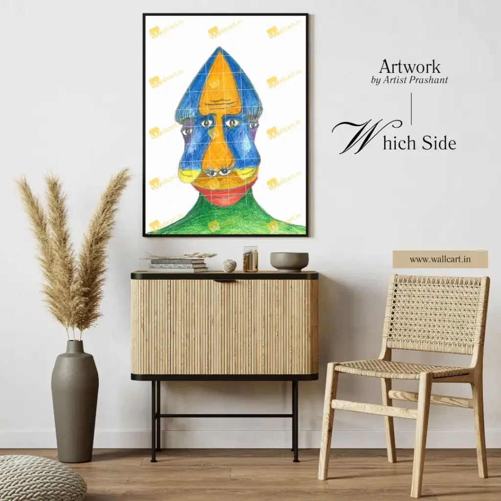 Which Side (Painting with Frame) 