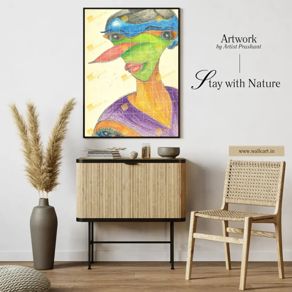 Stay with Nature (Painting with Frame)