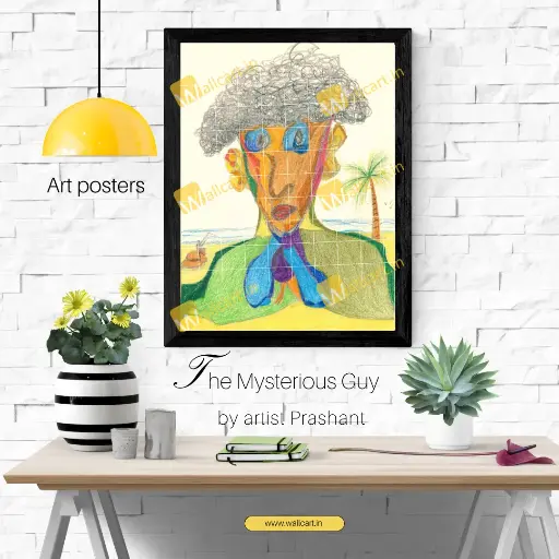 The Mysterious Guy (Painting Poster)