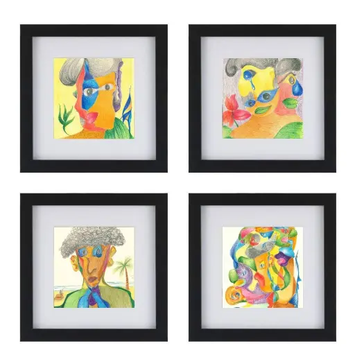 Combo Artworks (Paintings with Frame)